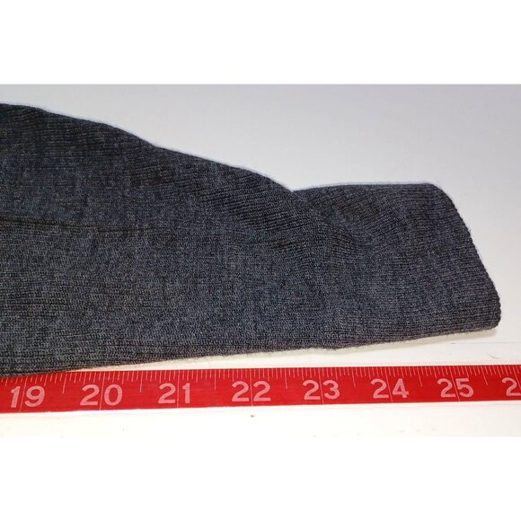 Bobby Jones Merino Wool Henley Mens XL Rib Knit Faux Suede Trim Heritage Classic - Picture 7 of 7